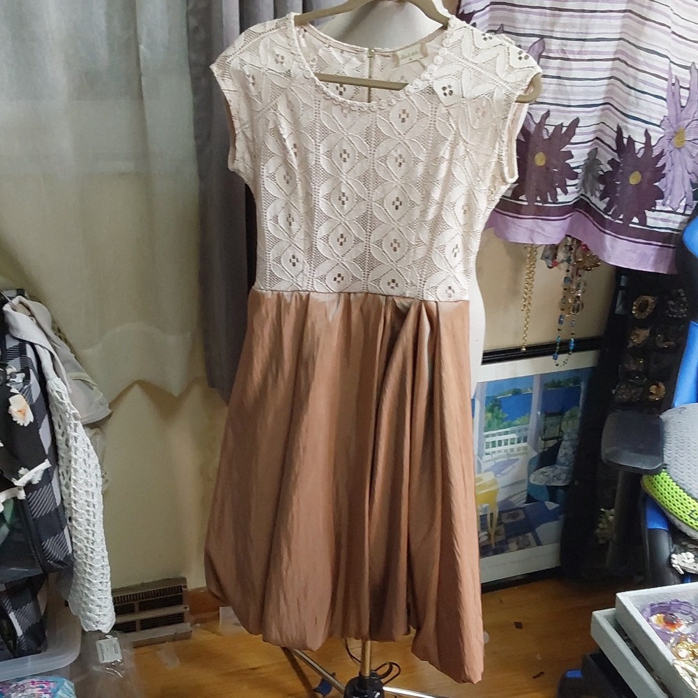 Dress upcycled Lace dress and prom dress. Size small lightweight.